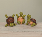 PREORDER ONLY 4.1"H Resin Playing Turtle SET OF 3