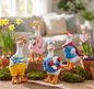 PREORDER ONLY 5.91"H Resin Goose BEACH AND SURFING SET OF 4