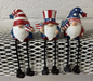 SET OF 3 Patriotic 4th of July resin Americana GNOMES