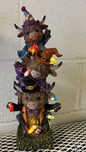 Halloween Stacked Light up Highland Cow