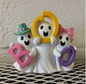 Halloween Ghost Figurine Trio w/ BOO Letters Resin Kids