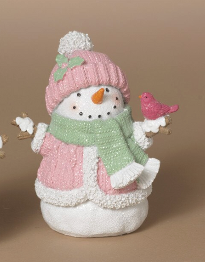 PREORDER ONLY 4.53"H Resin Holiday Snowman SOLD INDIVIDUALLY