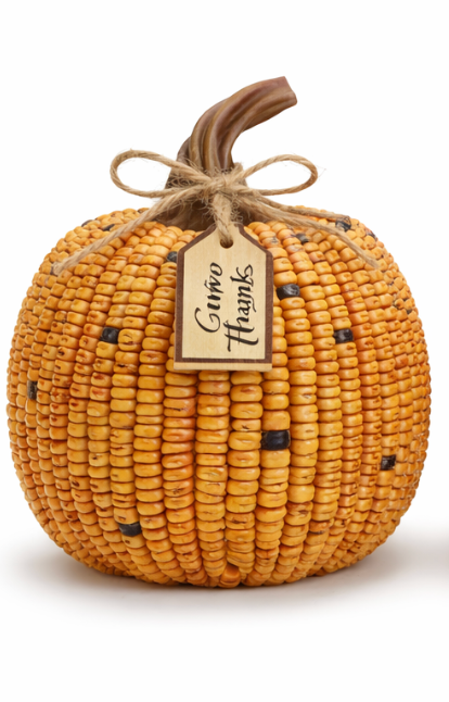 PREORDER ONLY Three Assorted Large Pumpkin Corn SOLD INDIVIDUALLY