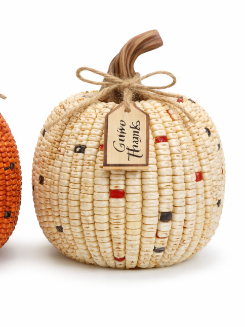 PREORDER ONLY Three Assorted Large Pumpkin Corn SOLD INDIVIDUALLY