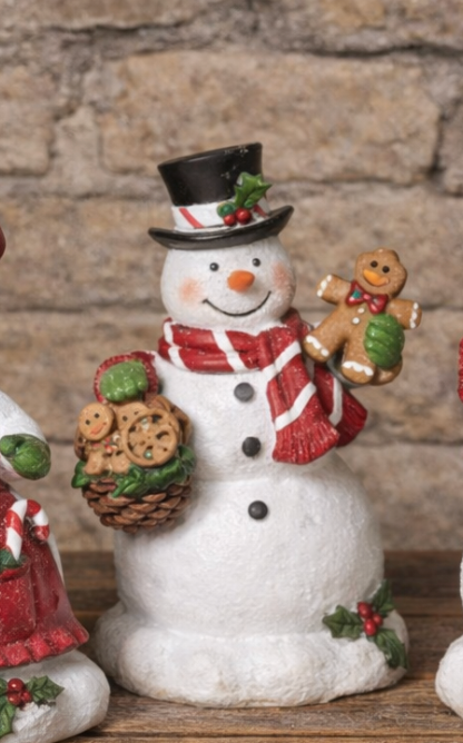 6.1" Resin Snowman PREORDER ONLY SOLD INDIVIDUALLY