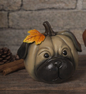 4.5"L Resin Harvest Pumpkin Dog SOLD INDIVIDUALLY PREORDER ONLY